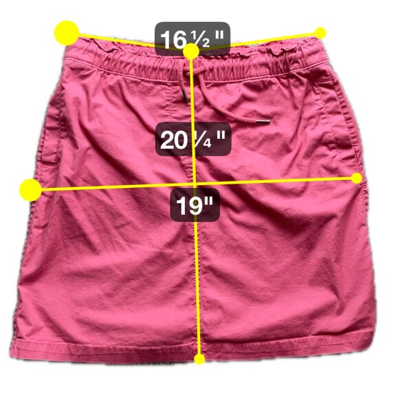 Croft & Barrow Twill Utility Skirt Pull On Size Medium - Picture 8 of 8